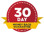 30-day money-back guarantee badge
